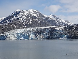 阿拉斯加州,冰川,山