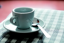 咖啡,上午,杯