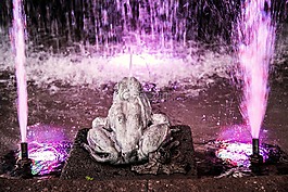 噴泉,水,水射流