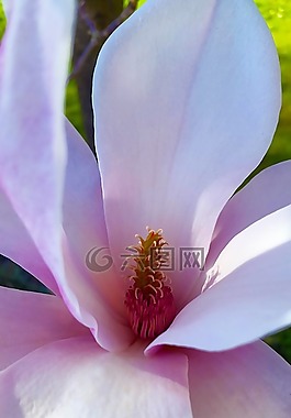 開花,春天,白