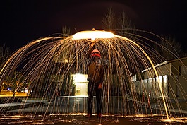 黑暗,夜,人