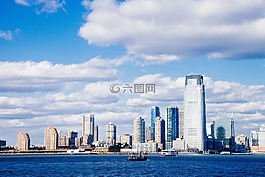 天際線,摩天大樓,市容