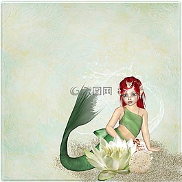 美人魚(yú),幻想,剪貼簿