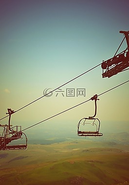 高原,綠色,草