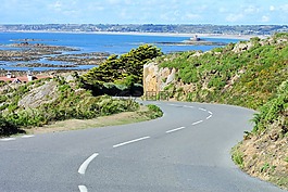泽西岛,路,景观