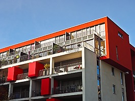 架構,現代,建設