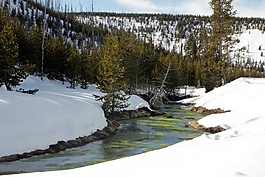 河,水,冬天