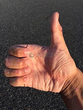 手,手指,钉子