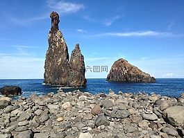 巖石,懸崖,mar