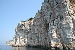 懸崖,水,湖