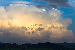 積雨云,暴風(fēng)雨打獵,氣象