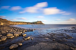 kimmeridge 灣,海岸,海