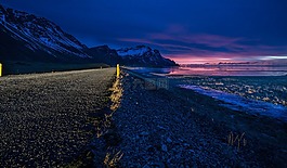 日出,路,冰島