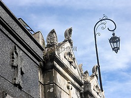 路燈,墳場,外觀