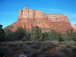 塞多纳,山,高原