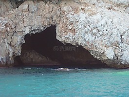 巖,洞穴,土耳其