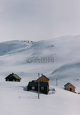 山,高原,云