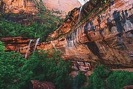 巖,大瀑布,山