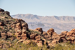 砂巖,懸崖,自然