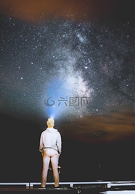星星,銀河,空間