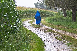 徒步旅行,遠(yuǎn)足,下雨天
