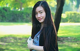 年輕,女孩,模型