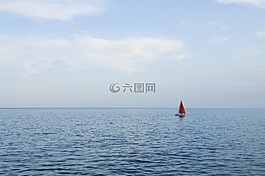 海洋,帆船,海