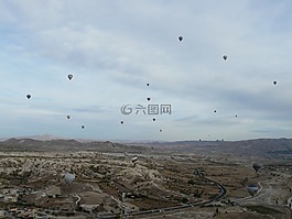 热气球,圈养气球,热空气气球骑