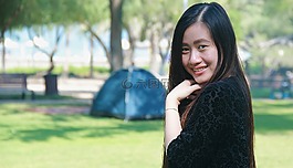 妇女,脸,年轻