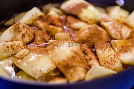熟蘋果,蘋果,甜點(diǎn)