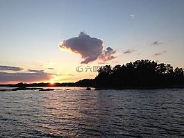 云,夏天,瑞典