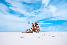 海,自然,地平線