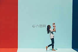 人,女子,母親