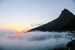 山,谷,景觀
