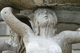 女子,美人魚(yú),噴泉