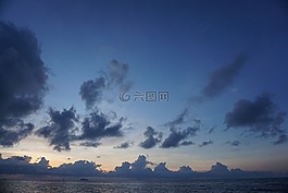 日出,云,天空