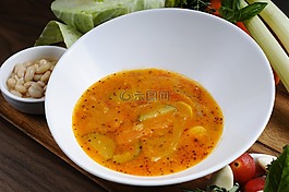 意大利,食物,湯