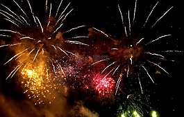 煙花,爆炸,鞭炮