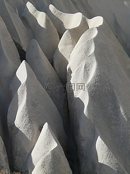 钙华,岩,侵蚀