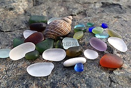 海玻璃,自然,海洋