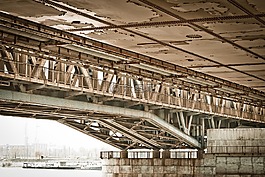鐵路,橋,河