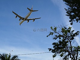 飛機,天空,機