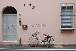 自行車,籃,房子