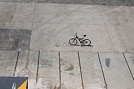 晚間,自行車,停車