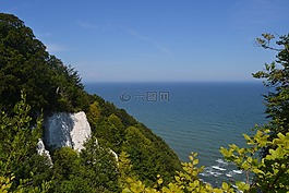 白崖,爾根,rügen 島