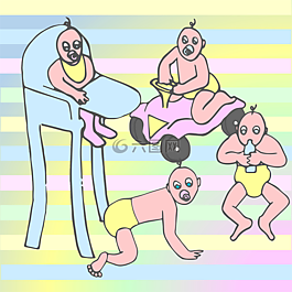 嬰兒,兒童,男孩