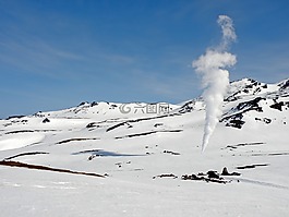 火山,噴氣,好，
