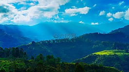 哥倫比亞,日出,天空