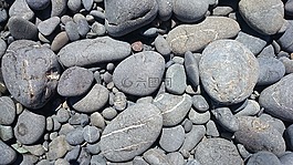 巖,海灘,石頭