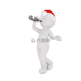 白人男性,3d模型,全身